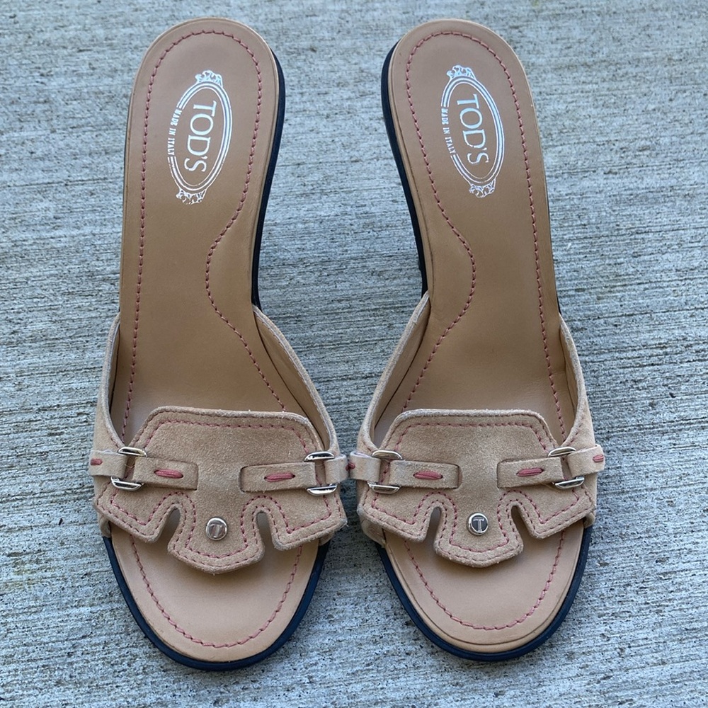 Tod’s heel sandals size: 5.5
